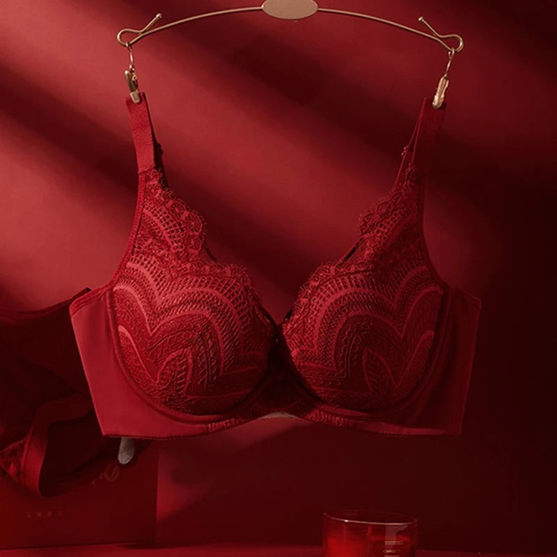 CowLost | product_id-large-womens-lace-push-up-bra-with-soft-steel-rings-for-support-and-shaping |2