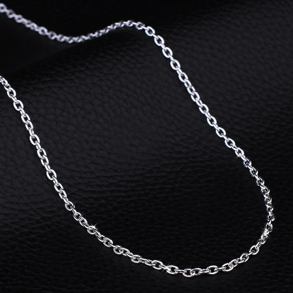 CowLost | handbags-5pcs-925-sterling-silver-1mm-rolo-chain-necklaces-16-24 |3