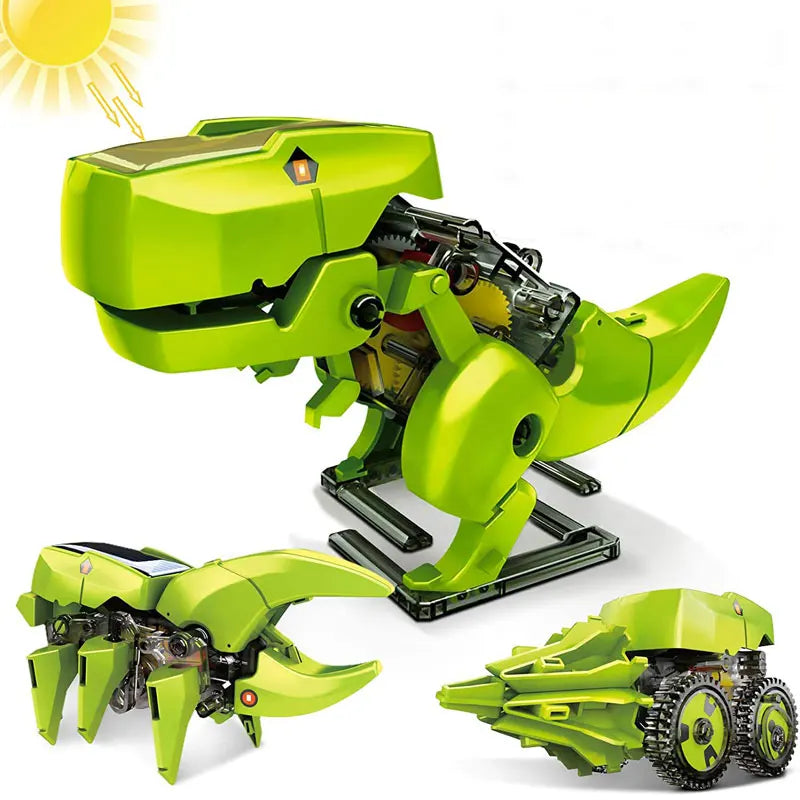 Dinosaur Solar Powered STEM DIY Robot Science Toy Kit for Kids