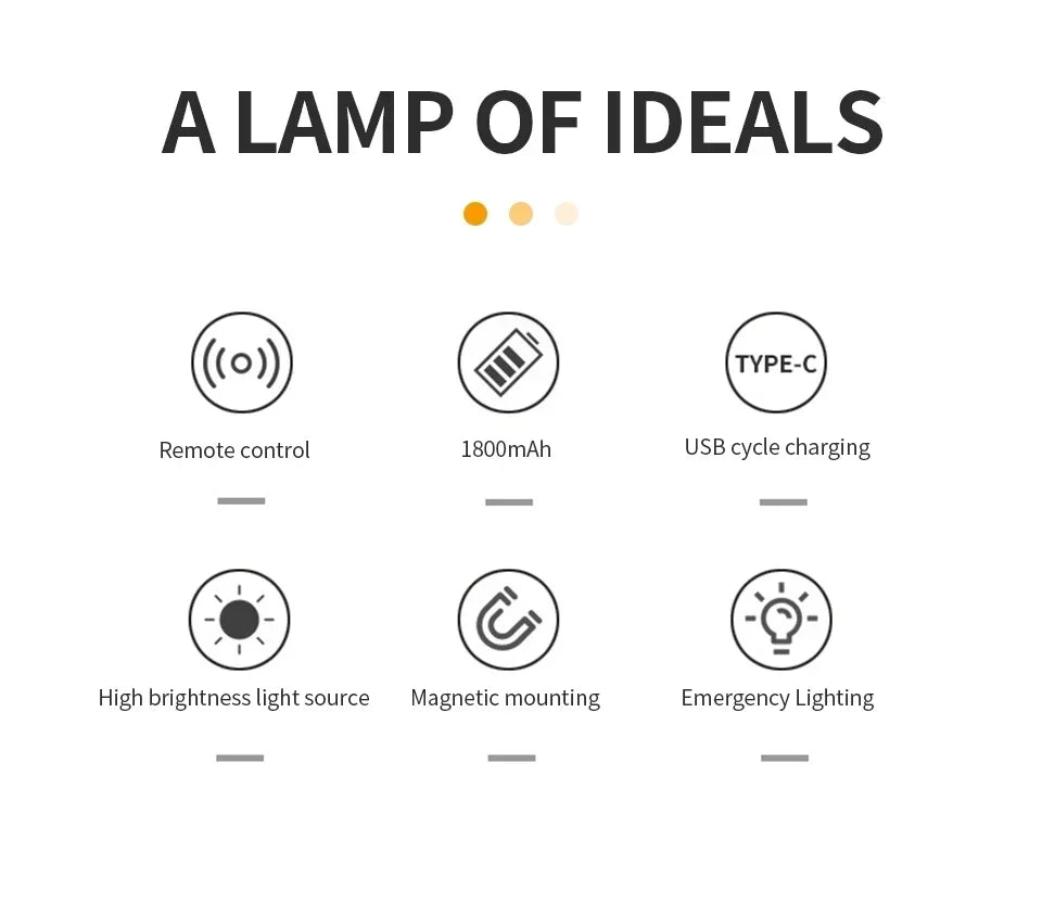 CowLost | product_id-rechargeable-magnetic-touch-led-wall-lamp-with-360-rotation-and-wireless-remote-for-bedroom-and-living-room |8