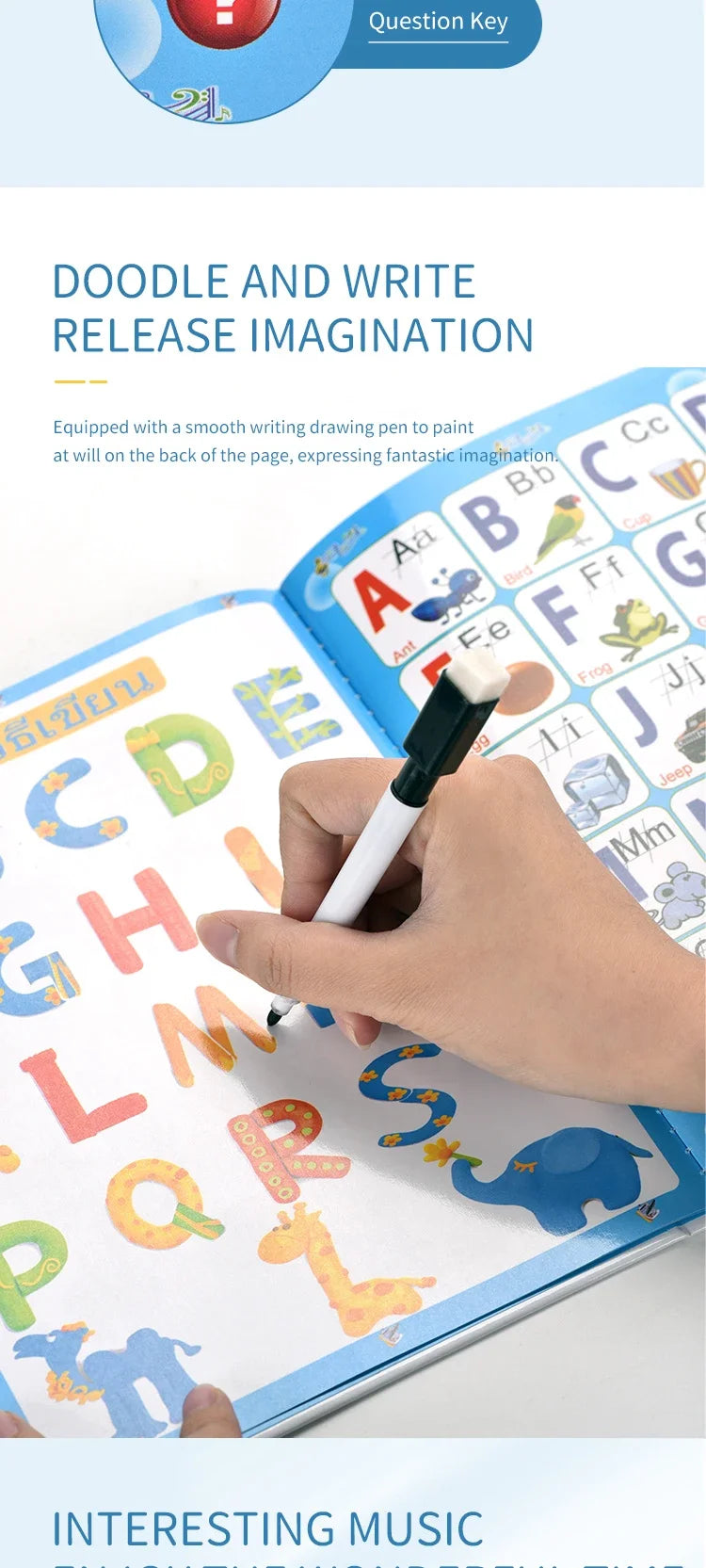 CowLost | pens-product_id-3-in-1-educational-story-notebook-with-reading-pen-thai-chinese-english-learning-machine |12
