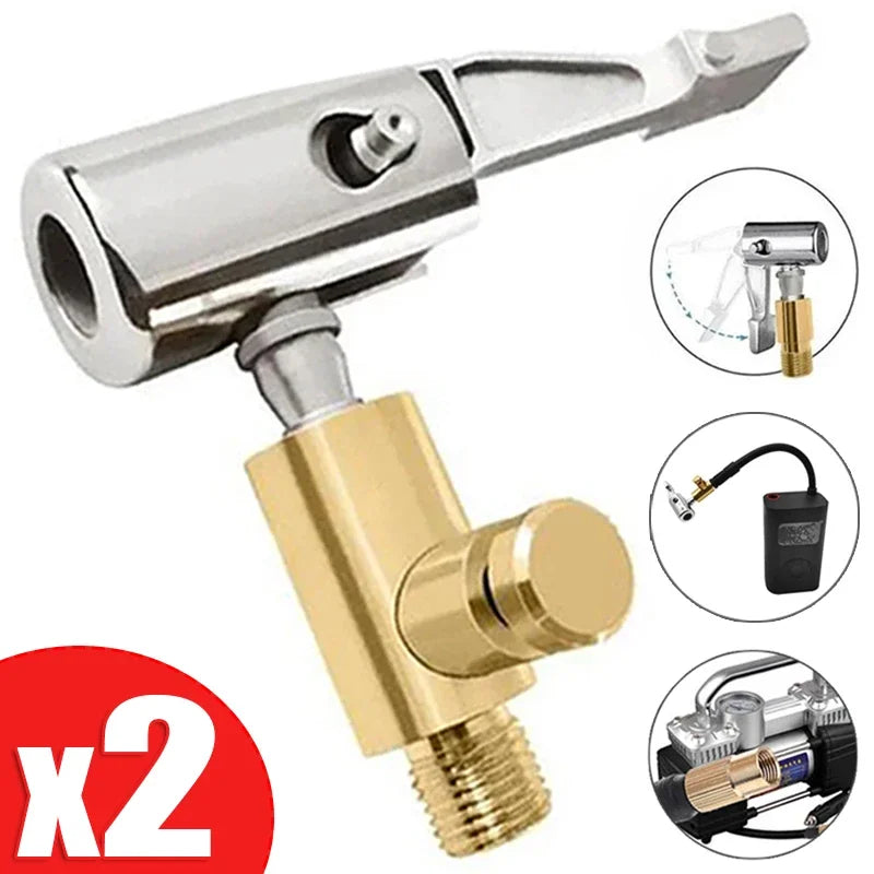 CowLost | portable-inflatable-pump-connector-for-car-tire-air-chuck-compressor |1