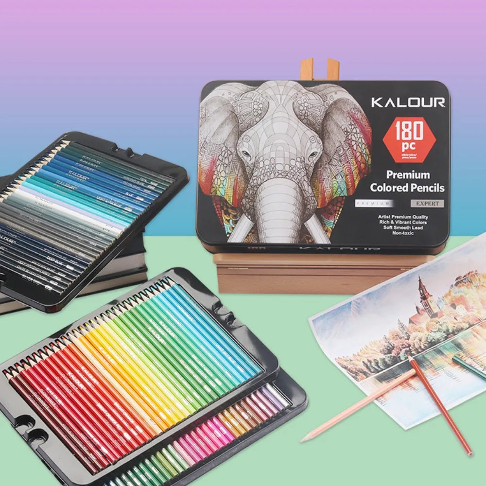 CowLost | art-pencils-product_id-kalour-oil-colored-pencils-set-50-300-pcs-professional-drawing-art-supplies |18