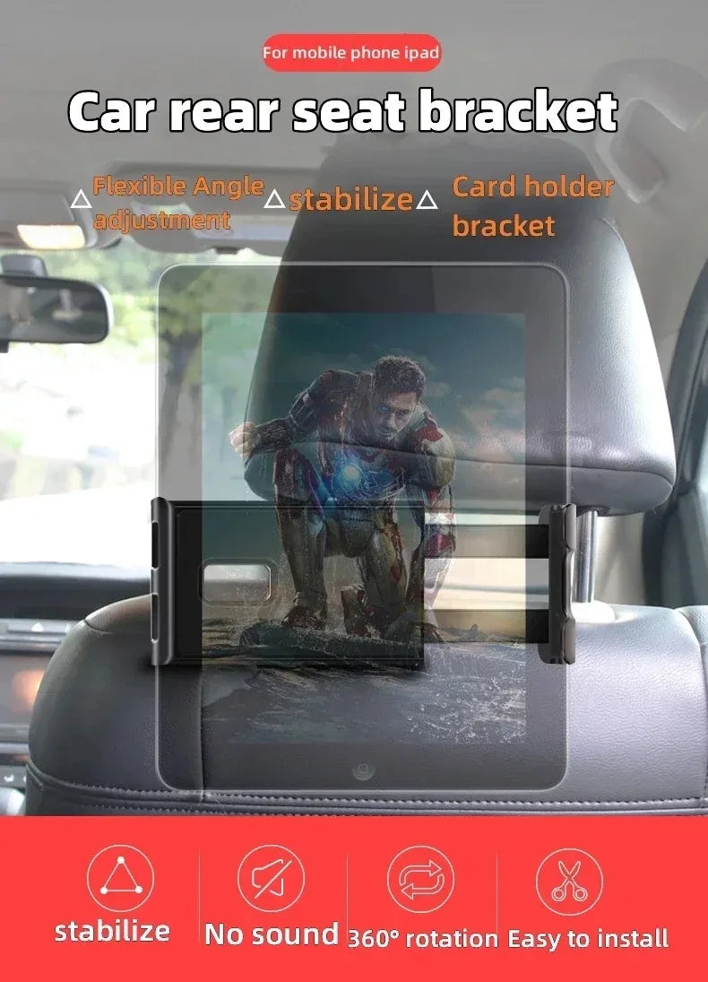 CowLost | mobile-phone-car-mounts-product_id-telescopic-car-tablet-phone-holder-360-adjustable-headrest-mount |7
