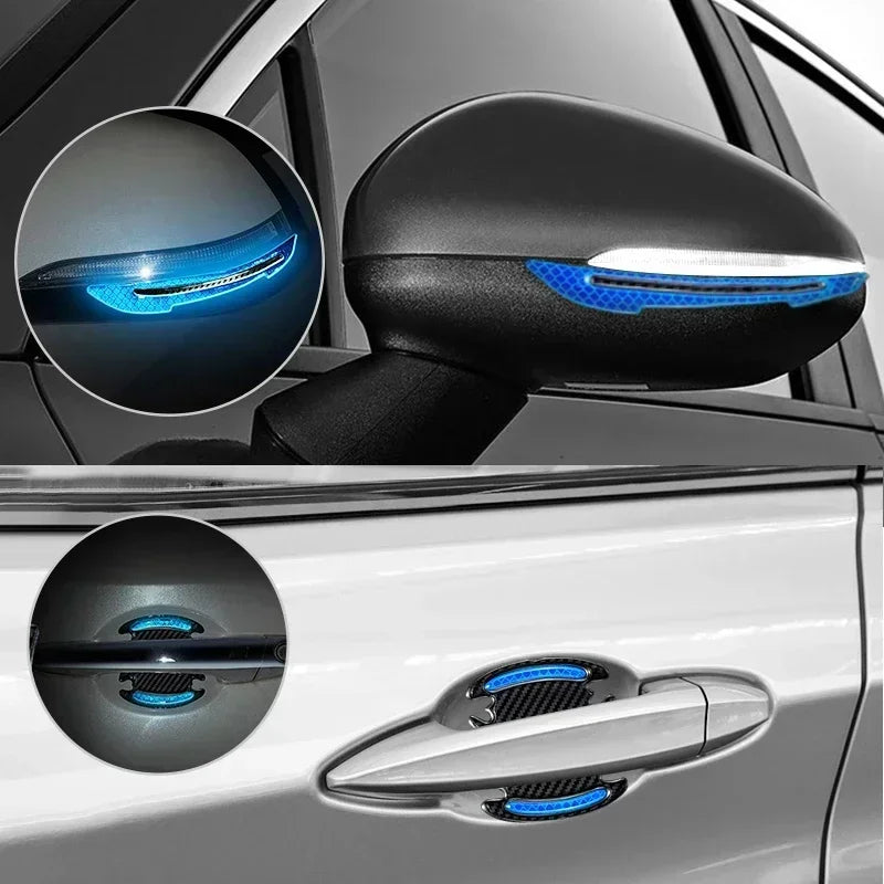 CowLost | 5pcs-set-car-reflectante-reflector-sticker-90-5-car-body-trunk-exterior-auto-accessories-reflex-exterior-warning-reflective-tape |6