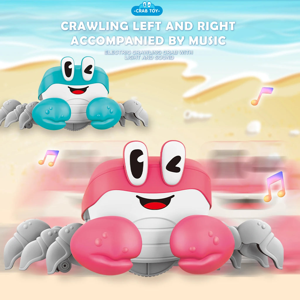 CowLost | product_id-electric-musical-dancing-cartoon-crab-toy-for-kids-interactive-gift |3