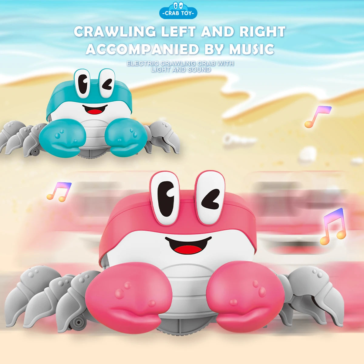 CowLost | product_id-electric-musical-dancing-cartoon-crab-toy-for-kids-interactive-gift |3