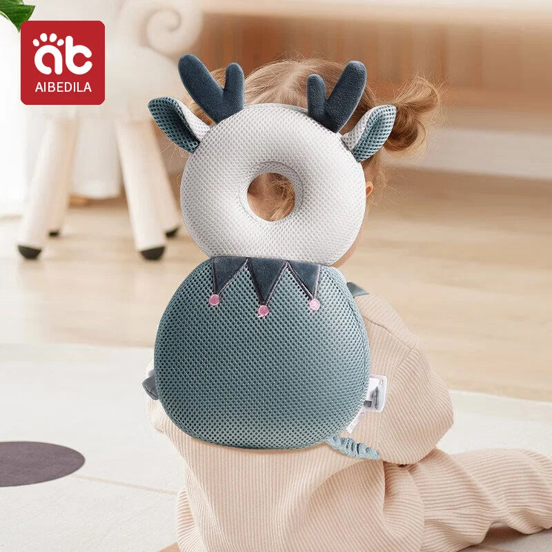 CowLost | aibedila-newborn-head-back-protector-baby-protect-pillow-learn-walk-headgear |5