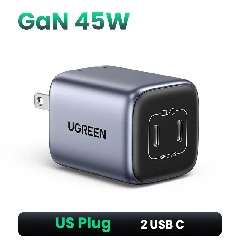 CowLost | ugreen-gan-45w-usb-charger-pd-qc-3-0-fast-charger |22