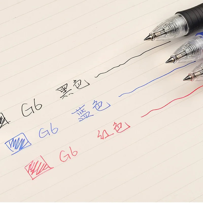 CowLost | product_id-pilot-g-6-0-5mm-gel-pen-with-comfort-grip-black-red-blue-ink-smooth-writing-needle-point |2