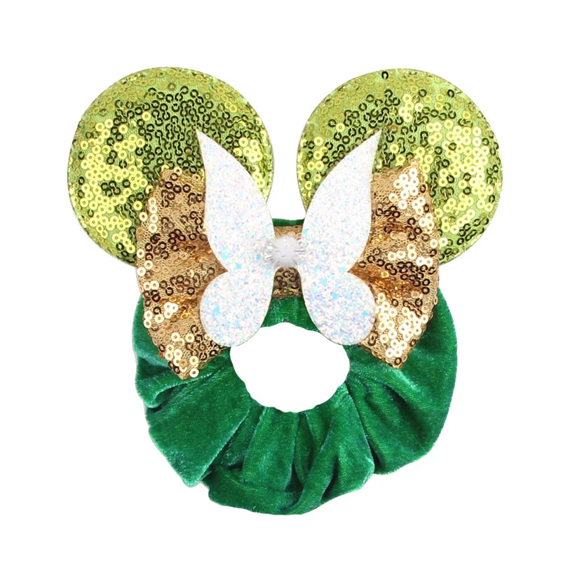 CowLost | mouse-ears-sequins-bow-women-velvet-scrunchies |21