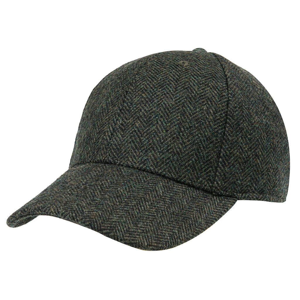 CowLost | botvela-mens-wool-tweed-baseball-cap-casual-style-soft-adjustable-unstructured-hat |17