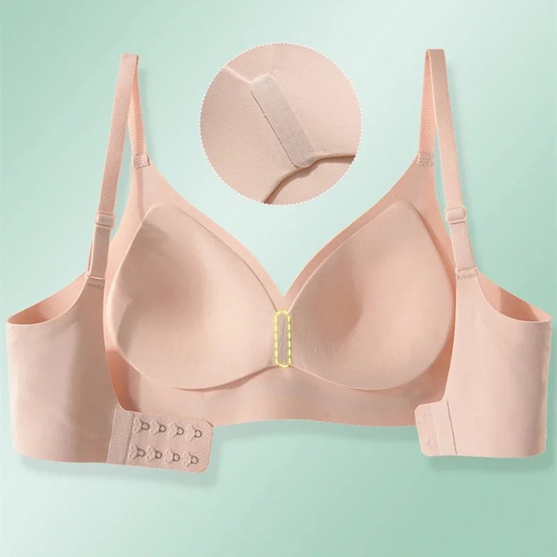 CowLost | seamless-wire-free-push-up-bra-comfortable-breathable-auxiliary-breast-retracting-supportive-enlarged-lifting-bra-bralette-sexy |3