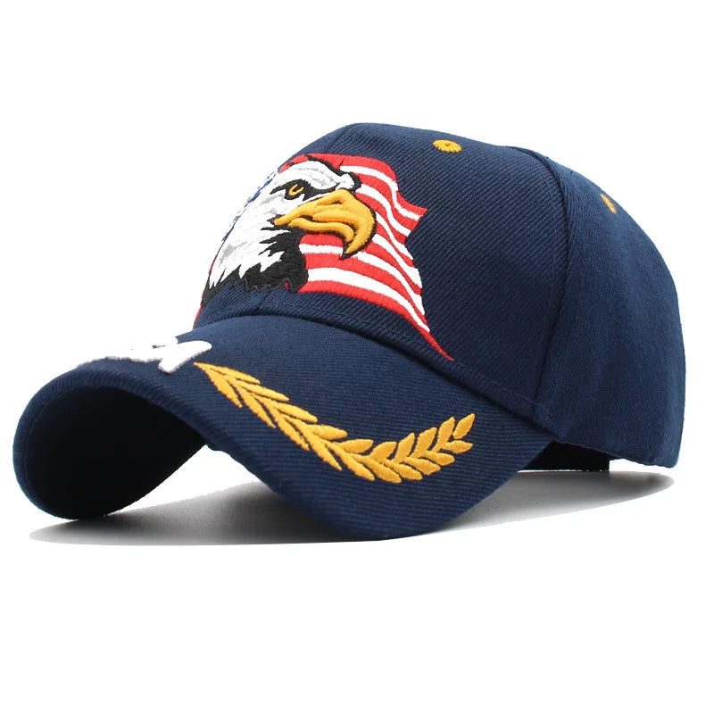 CowLost | mens-animal-baseball-cap-patriotic-bald-eagle-and-american-flag-snapback-caps |27
