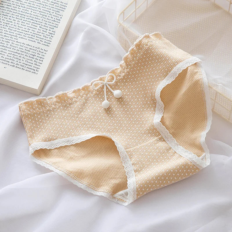 CowLost | 1pc-cotton-panties-for-women-briefs-low-waist-underwear-sexy-underpants-ladies-m-xl-solid-color-lingerie |14