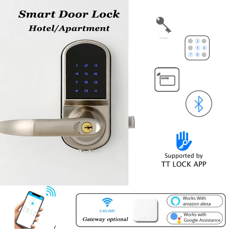 CowLost | locks-keys-product_id-smart-electronic-rfid-keypad-lock-with-rubber-push-button-handle-for-hotel-rental-apartment |14