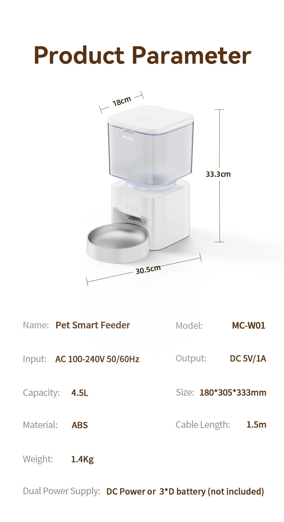 CowLost | dog-diaper-pads-liners-rojeco-4-5l-automatic-smart-pet-feeder-with-wifi-app-control |19