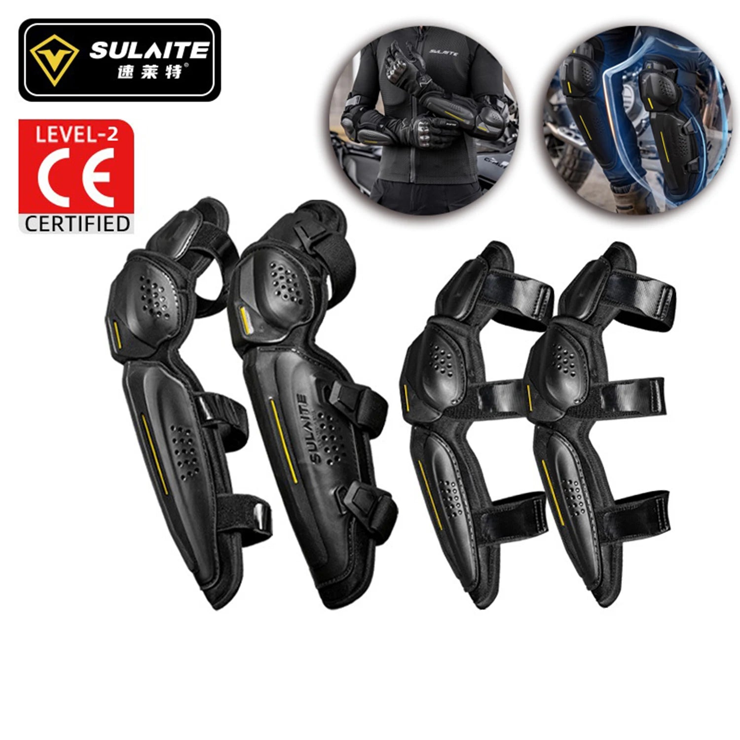 CowLost | ce-level-2-motorcycle-knee-and-shin-guards-pads |1