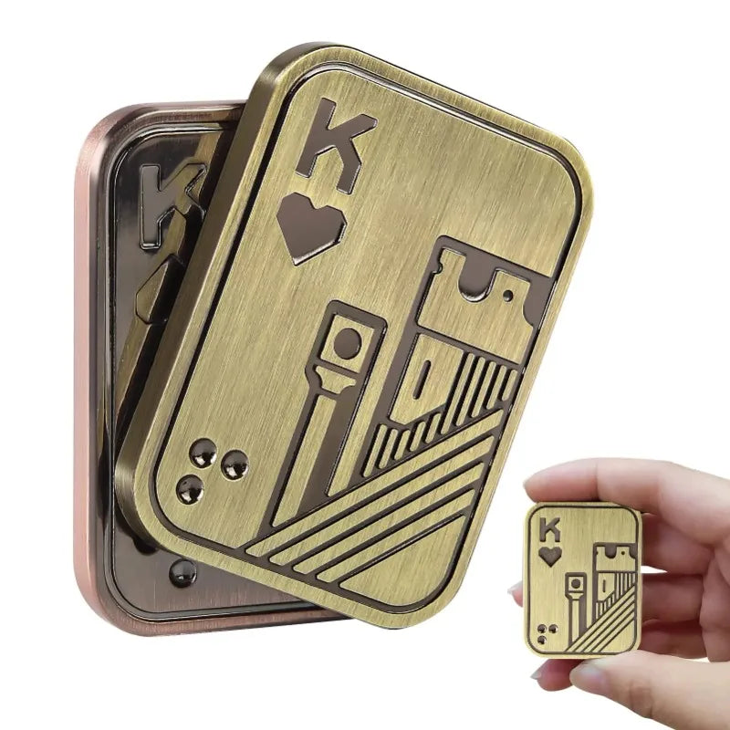 CowLost | product_id-magnetic-metal-poker-card-fidget-slider-stress-relief-edc-coin-toy |1