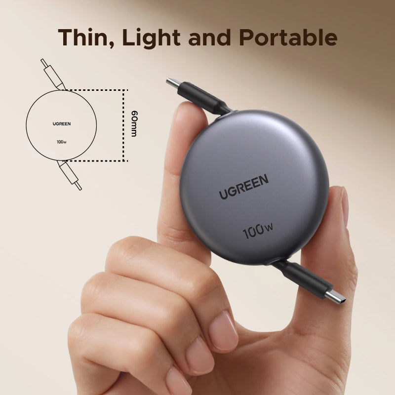 CowLost | ugreen-retractable-pd-100w-usb-c-to-usb-c-cable-fast-charging |3