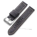 CowLost | high-quality-nylon-canvas-cowhide-strap-watchband-for-panerai-retro-denim-bracelet-20mm-22mm-24mm-men-women-watch-accessories-1 |9