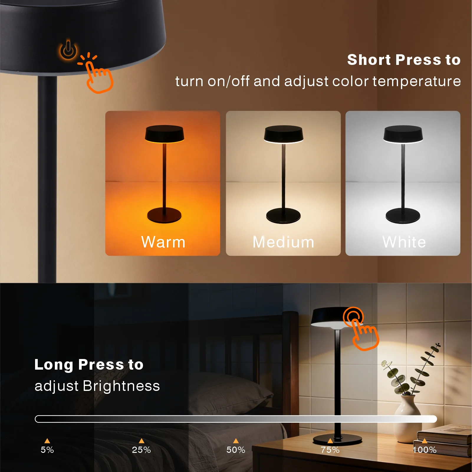 CowLost | product_id-rechargeable-waterproof-solar-desk-lamp-with-3-color-temperature-for-bedroom-camping |8