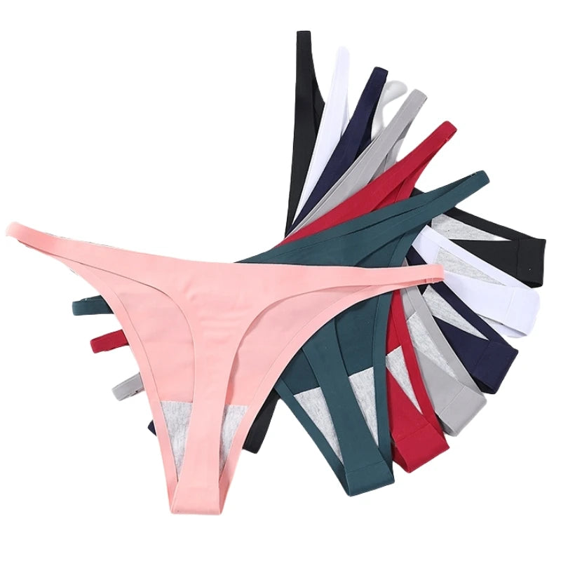CowLost | product_id-no-trace-ice-silk-womens-g-string-thong-panties-s-l-invisible-comfort |8