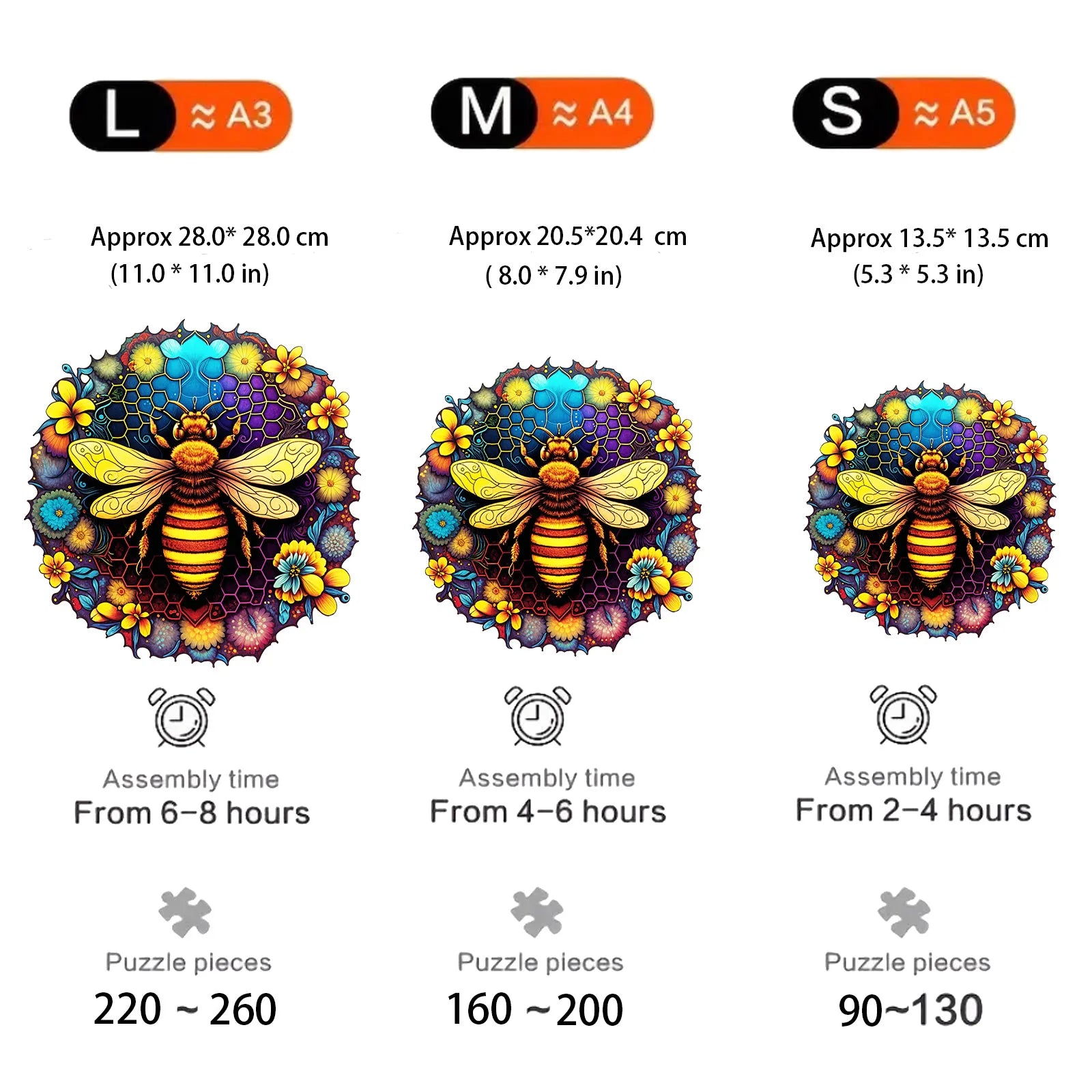 CowLost | product_id-3d-wood-bee-puzzle-challenging-irregular-design-intellectual-toy-gift |2
