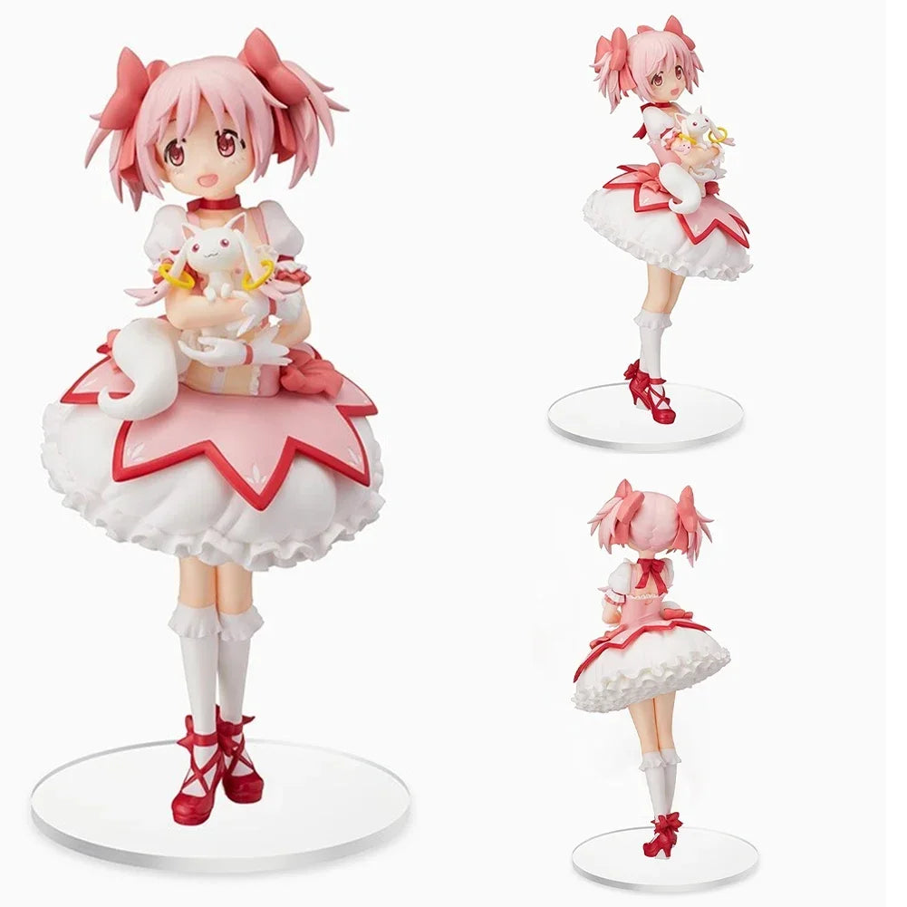 CowLost | 22cm-pmmm-kaname-madoka-akemi-homura-anime-action-figures-pvc-model-toy-gift |14