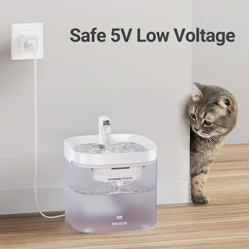 CowLost | cat-food-rojeco-1-5l-automatic-cat-and-dog-water-fountain-with-filter-pump |6