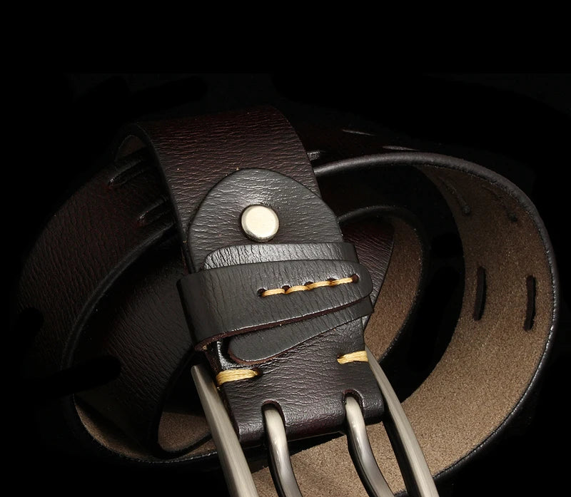 CowLost | 4cm-wide-vintage-style-pin-buckle-genuine-leather-belts-for-men |20