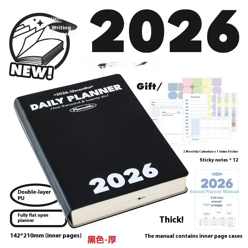 CowLost | product_id-planwith-2026-a5-planner-daily-weekly-monthly-agenda-notebook-with-multi-color-hard-cover |53