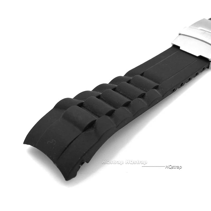 CowLost | product_id-silicone-rubber-watch-strap-band-with-deployment-buckle-16-26mm-curved-end-replacement |4