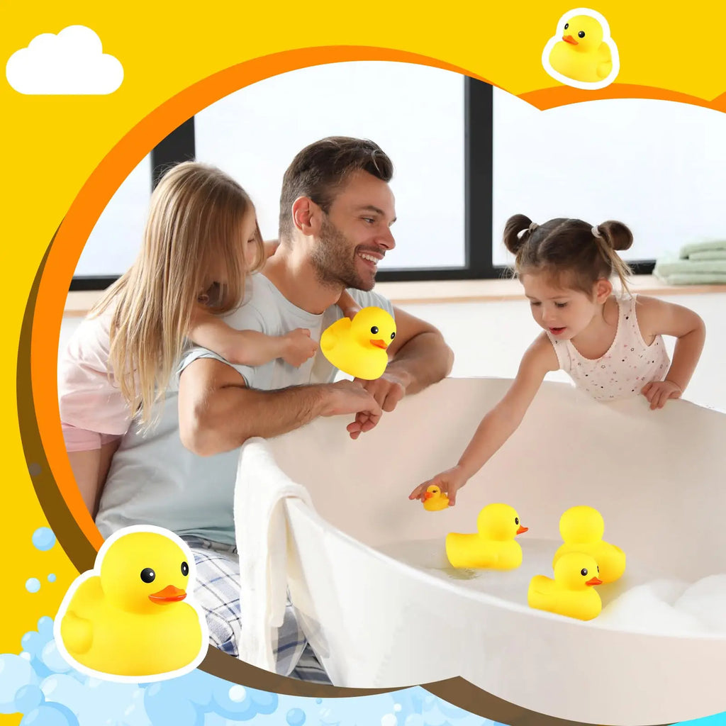 CowLost | product_id-6-89-inch-giant-rubber-duck-bath-toy-with-squeaky-sound-for-baby-shower-party |4