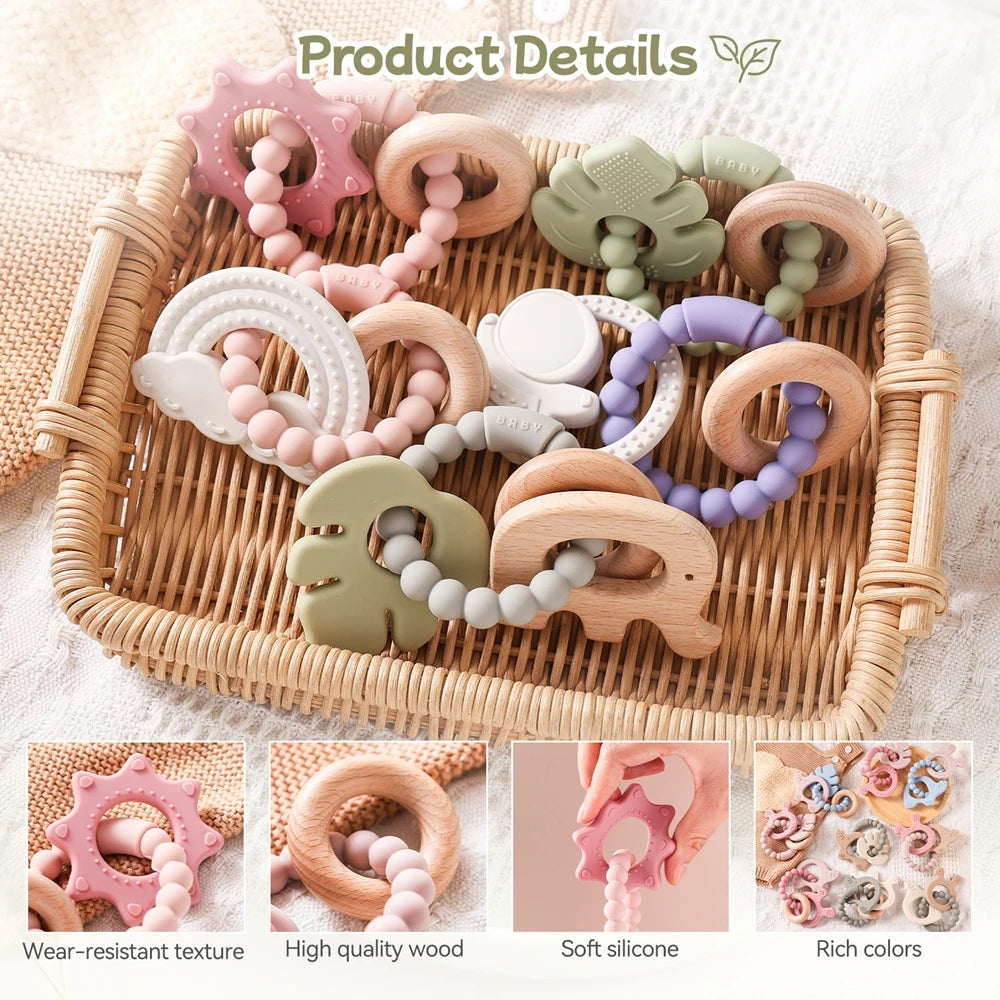 CowLost | baby-transport-accessories-silicone-baby-teether-1pc-food-grade-0-12-months-toy |26