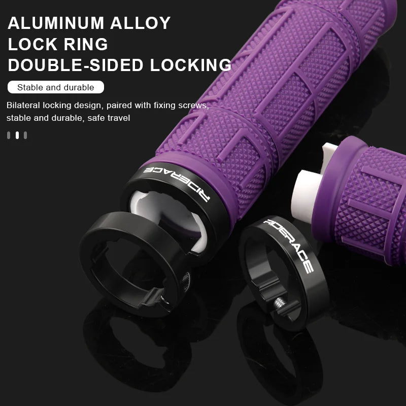 CowLost | riderace-bicycle-grips-lock-on-mountain-bike-handle-bar-cover-ergonomic-tpr-rubber-shockproof-non-slip-cycling-handlebar-grip |10