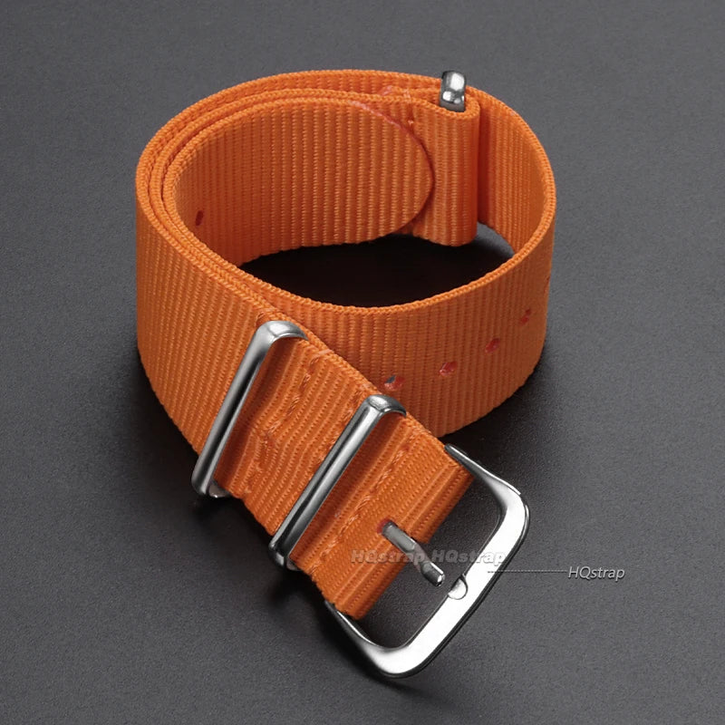 CowLost | 16mm-18mm-20mm-22mm-nylon-army-sports-band-nylon-fabric-belt-accessories-belt-buckle-bands-black-watch-strap-for-omega-for-seiko |20