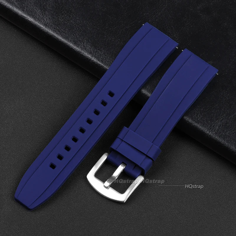 CowLost | product_id-quick-release-silicone-sports-watch-strap-20mm-22mm-black-green-orange-blue |20