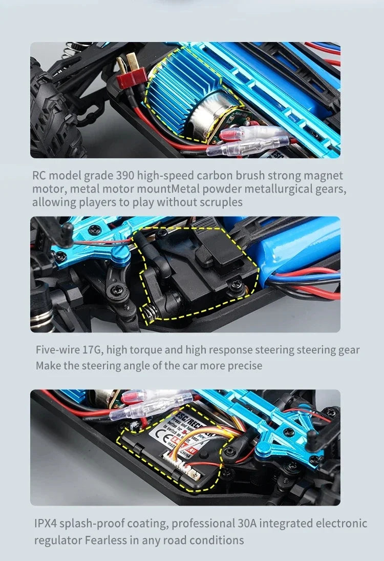 CowLost | fencing-barriers-beibao-1-16-rc-car-16103pro-50km-h-4wd-brushless-motor-off-road-truck |27