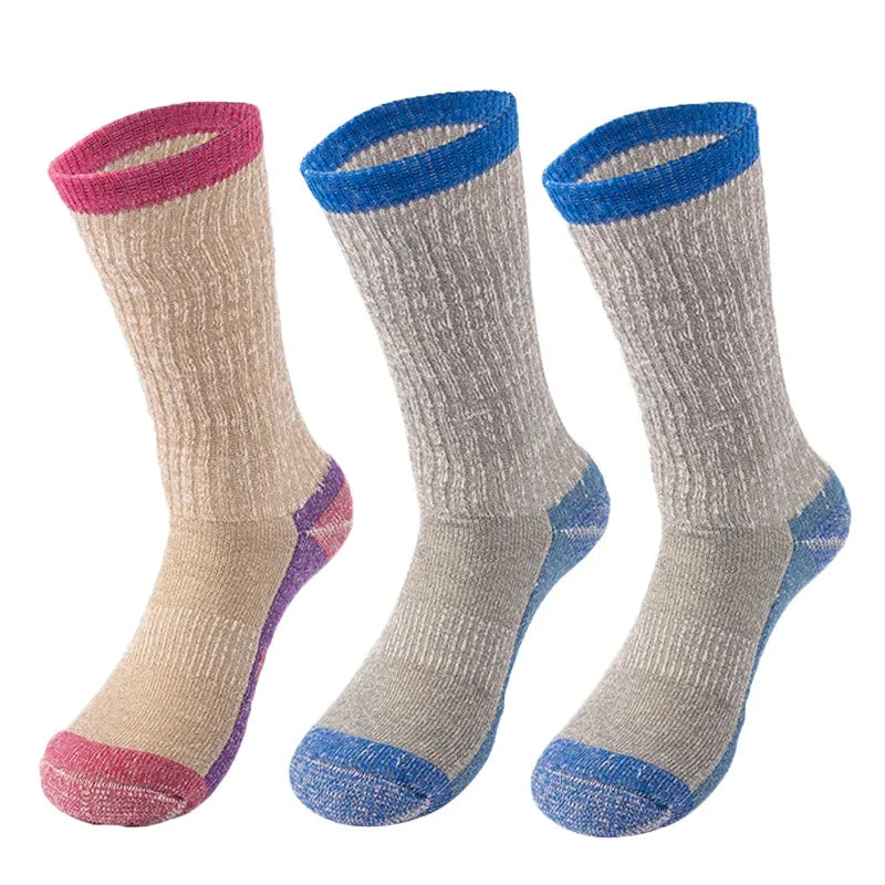 CowLost | uncategorized-merino-wool-hiking-thermal-midweight-cushion-winter-boot-socks-3-pack |19