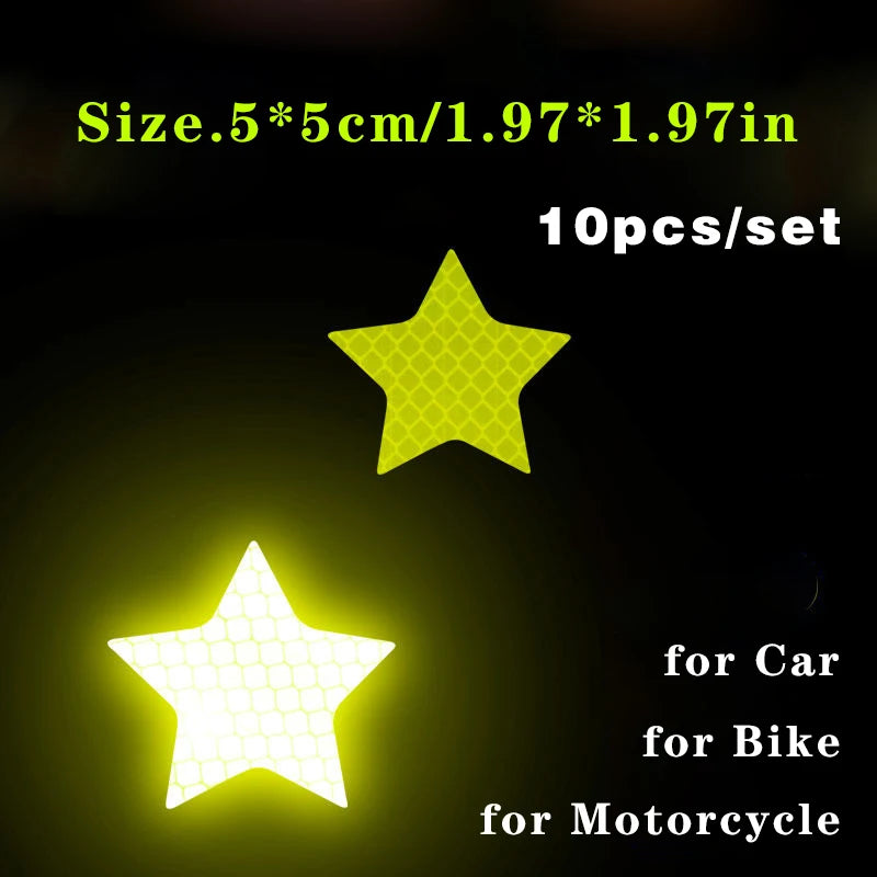CowLost | product_id-10pcs-reflective-car-bumper-safety-warning-strips-stickers-set |12