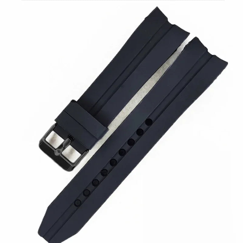 Soft Waterproof Silicone Watch Strap for Seiko & Rolex 22/24/26mm Replacement Bracelet