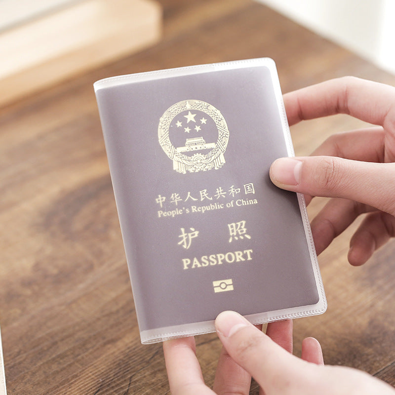 CowLost | uncategorized-pvc-waterproof-passport-cover-case-for-travel-document-holder-1pcs |8