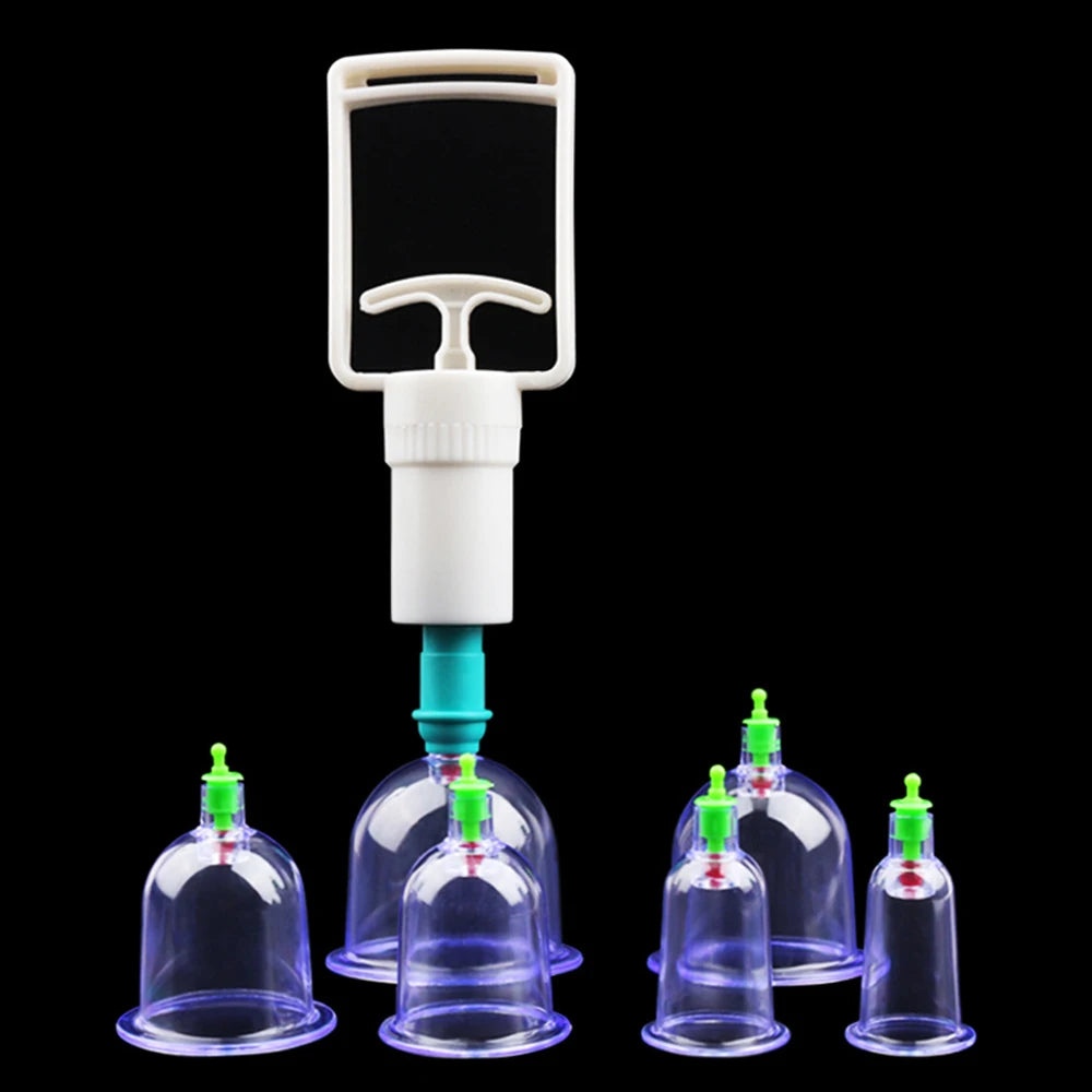 CowLost | 6pcs-vacuum-cupping-sets-with-pumping-gun-suction-cups-back-massage |17