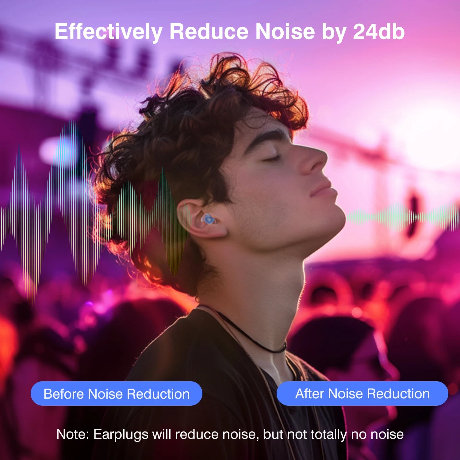 CowLost | headphone-headset-accessories-new-bee-se14-high-fidelity-musician-silicone-noise-filter-earplugs |4