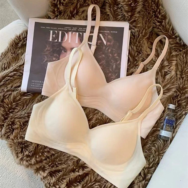 CowLost | product_id-womens-seamless-wire-free-sleep-bra-with-breathable-non-marking-gathered-support |10