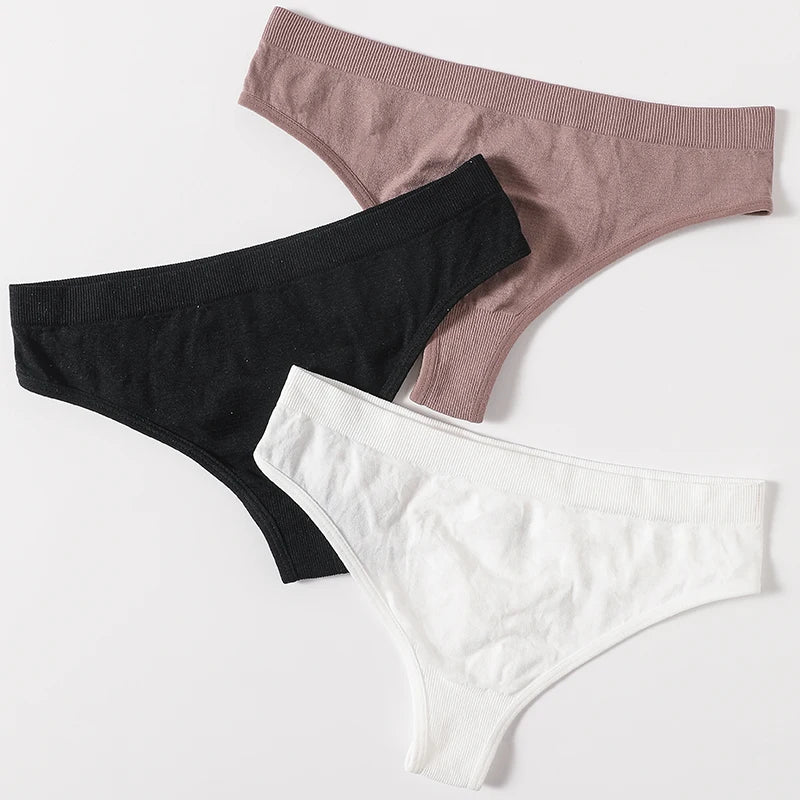 CowLost | product_id-5-pack-womens-seamless-low-rise-g-string-thongs-m-xl |4