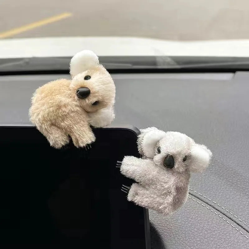 CowLost | product_id-plush-koala-car-interior-decoration-clip-for-rearview-mirror-sun-visor-gift |26