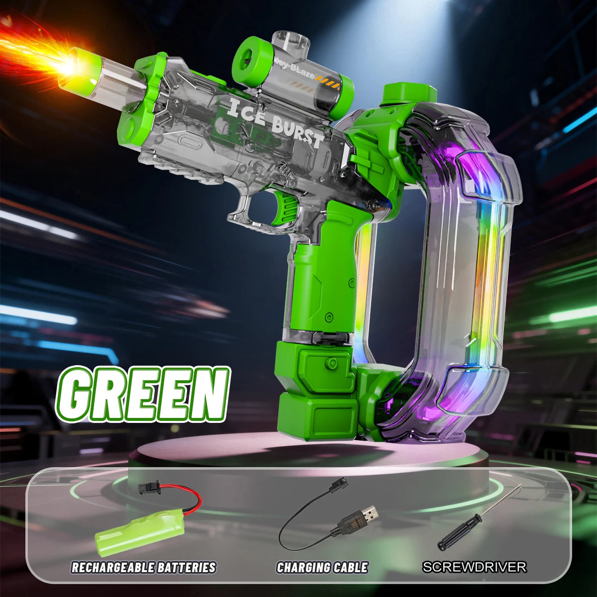 CowLost | product_id-ring-shaped-electric-water-gun-with-lights-and-sound-kids-summer-outdoor-toy-gift |13