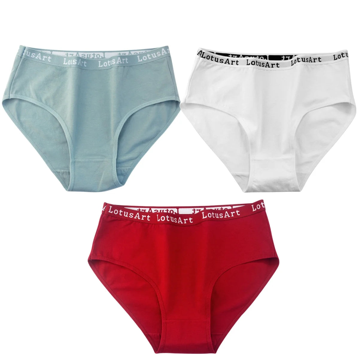 CowLost | product_id-3pcs-women-s-high-waist-seamless-cotton-briefs-m-2xl-solid-colors |11